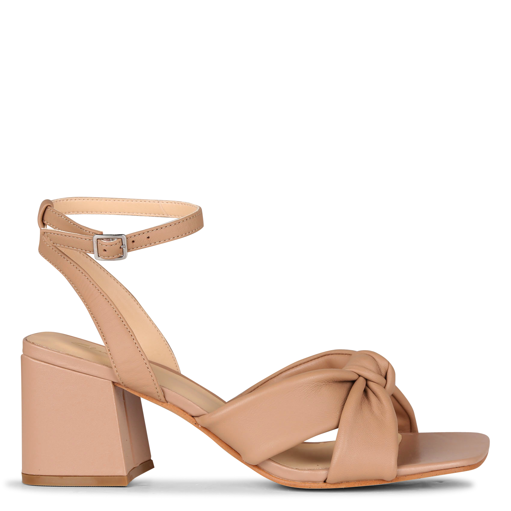 COURTLITE DBT - Sandales hautes à talons en cuir| Bleu