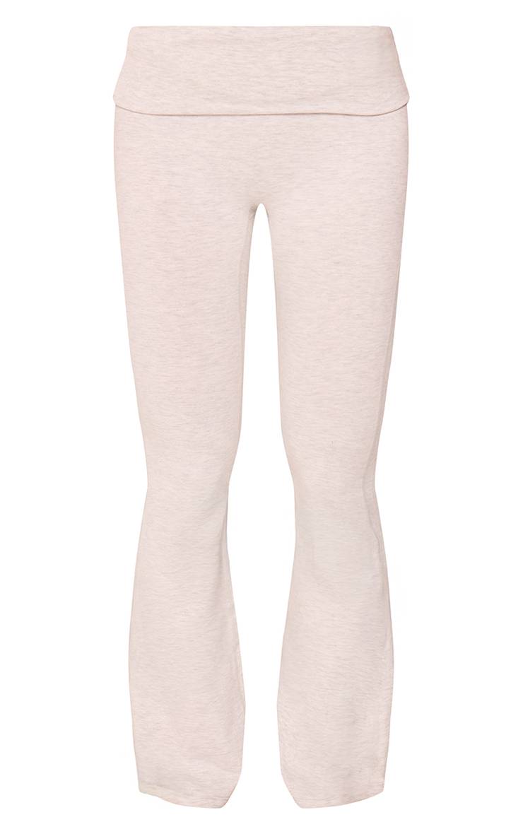 Gris Pantalon De Yoga En Coton Doux Mélange Prune Profond