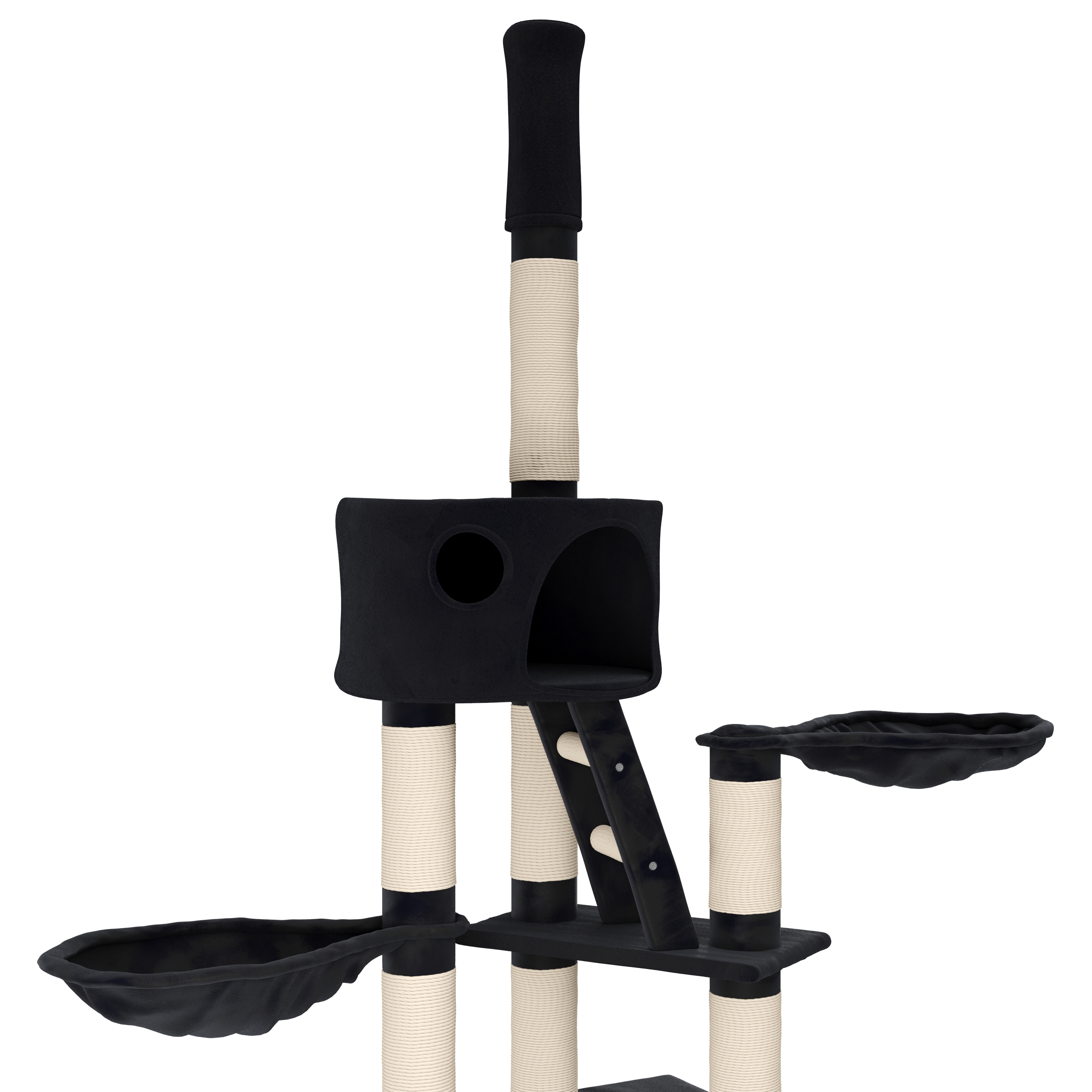 Katzenbaum FELIX 240 cm schwarz