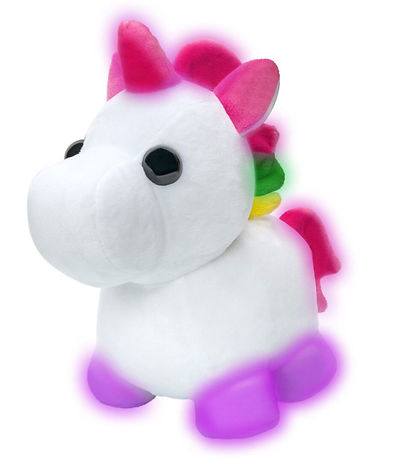 Adopt Me Kuscheltier m. Hell - 30 cm - MEGA Neon Unicorn
