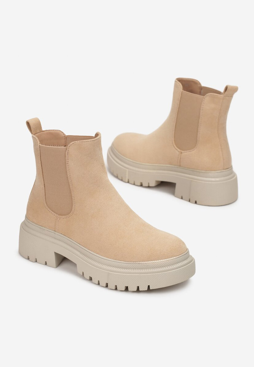 Bottines chelsea femme chameau Aretha