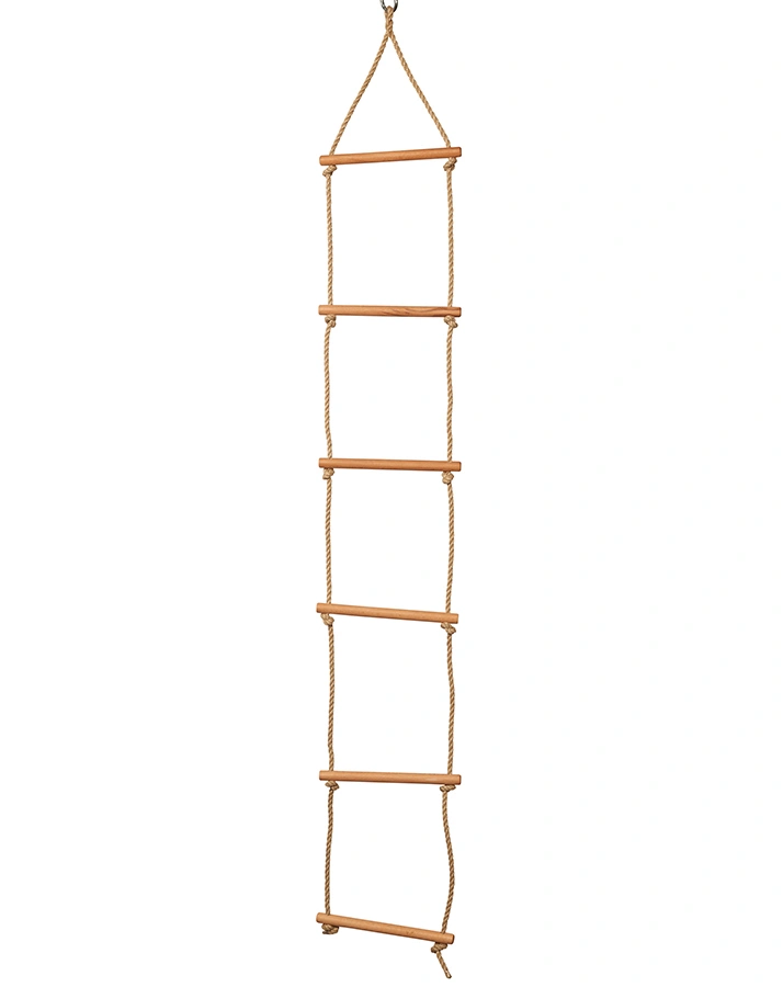 Kinder-Strickleiter OUTDOOR allwettertauglich aus Holz