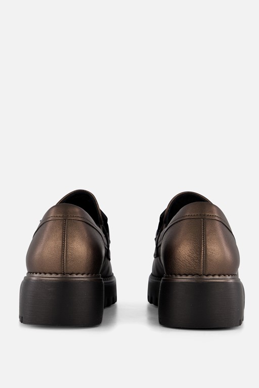 Gabor Loafers brons Leer