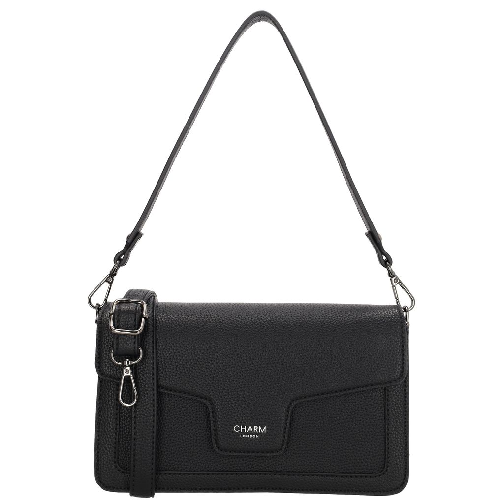 Charm London Monaco Handtas M Overslag Zwart