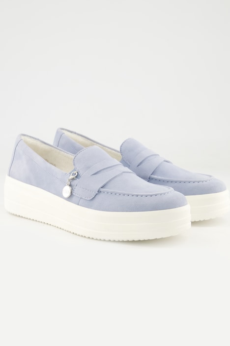 Remonte x Elle Loafer, Suede, Wechselfußbett, Weite G