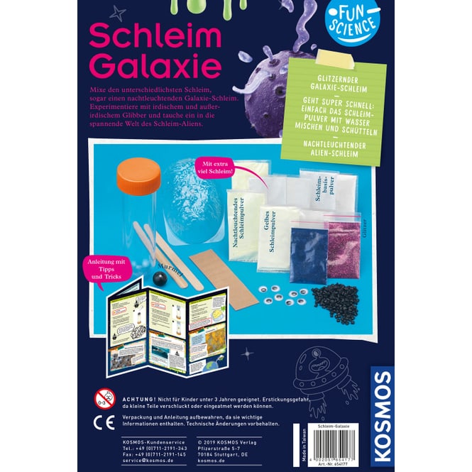 Fun Science - Nachtleuchtender Galaxie-Schleim