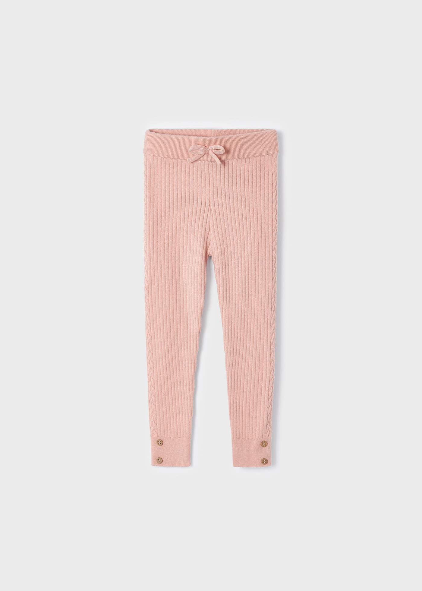 Leggings caneladas para meninas
