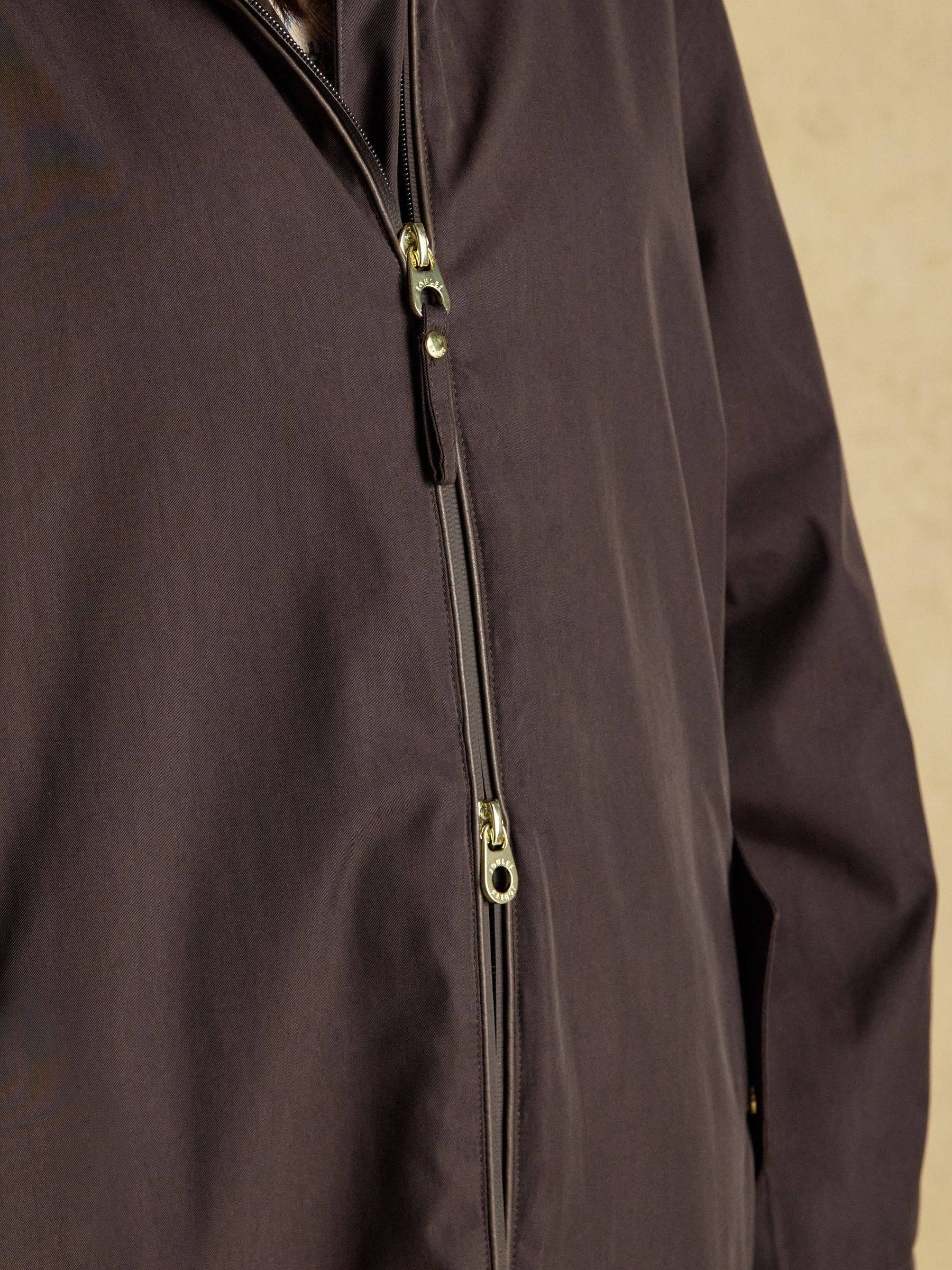 Bruin - Joules - Oversized waterdichte overall met fleece voering