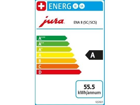 JURA Kaffeevollautomat ENA 8 Full Metropolitan Black (SC) Zweitassen-Vollautomat für 15 verschiedene Kaffee- und Milchgetränke