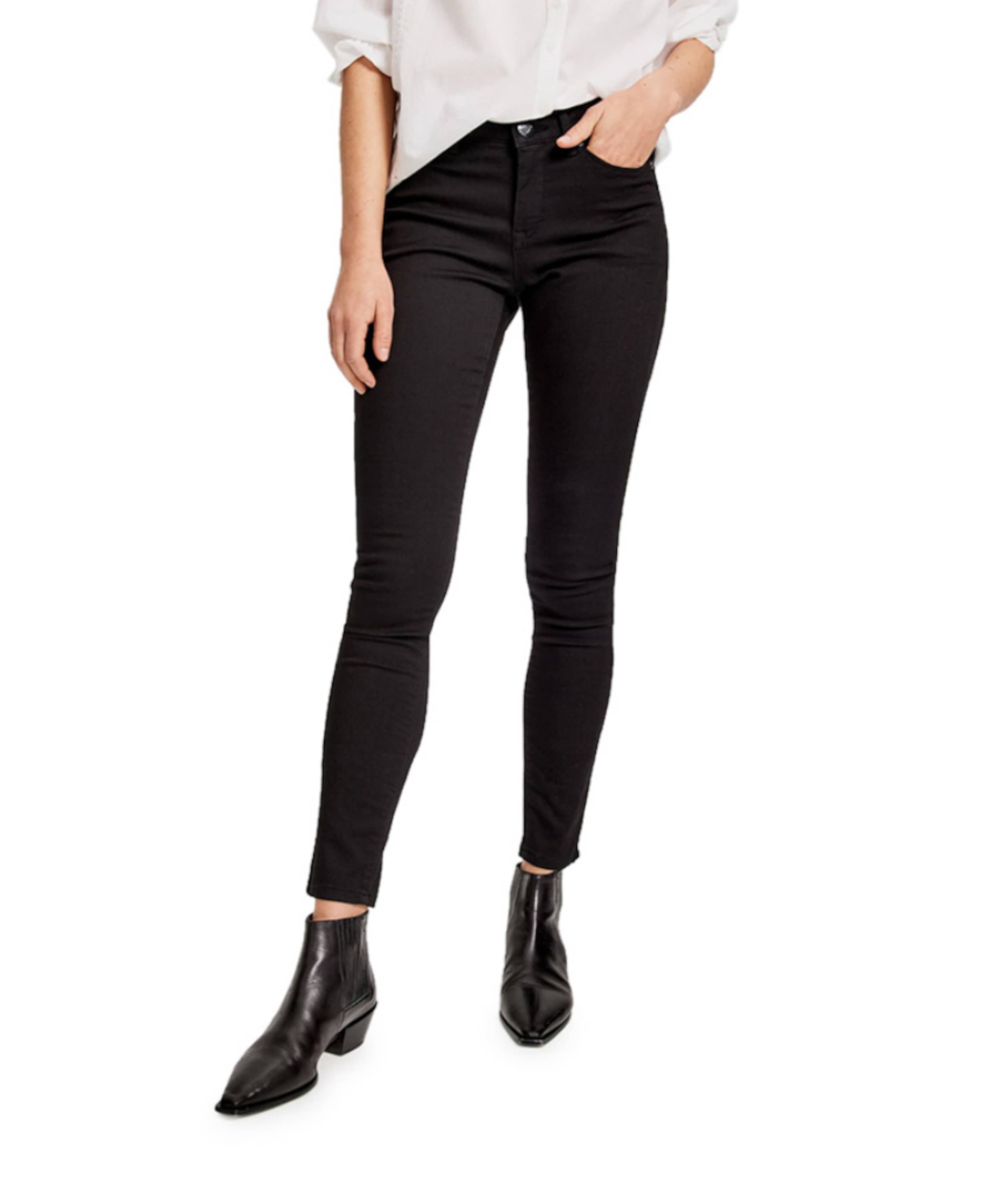 OPUS Elma black dames jeans zwart