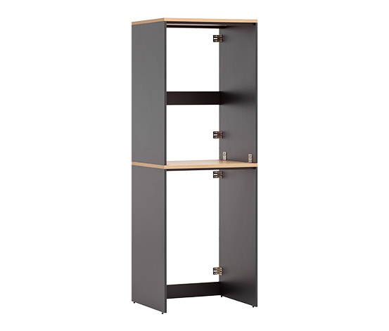 Waschmaschinenumbau »Solea U670«, anthrazit, 2er-Set
