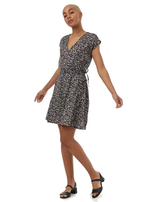 Woven Wrap Dress kjole