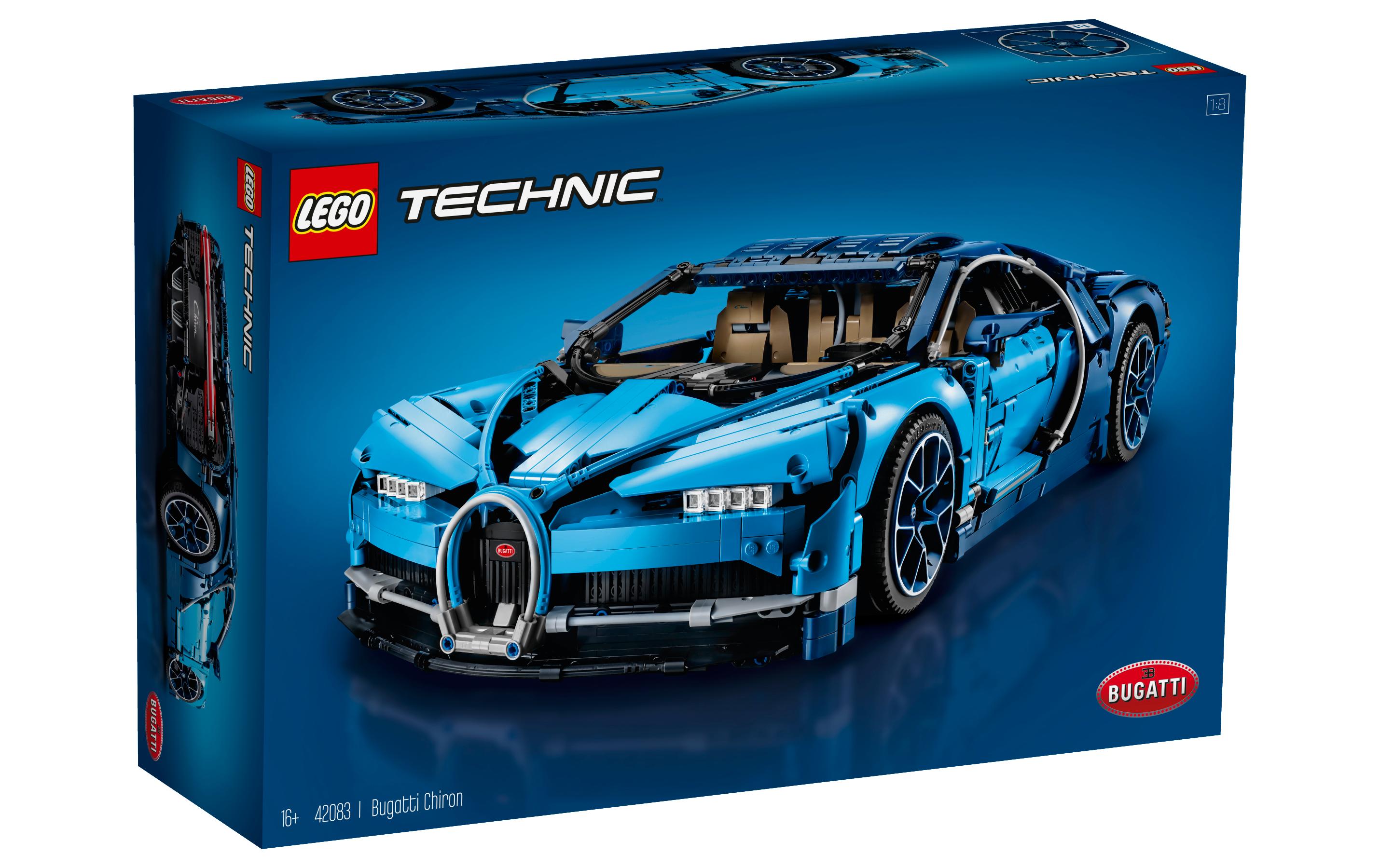 Technic Bugatti Chiron 42083<br>Nachbildung des Bugatti Chiron im Massstab 1:8