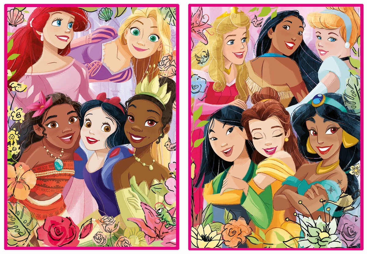 Educa - Puslespil - 2x500 Disney Prinsesser