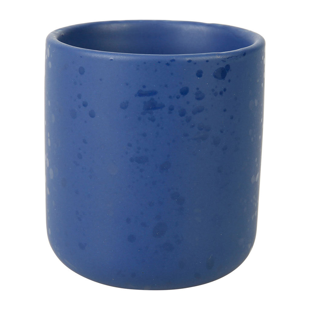 Tasse à café grès MINUIT bleu 16cl - LETHU