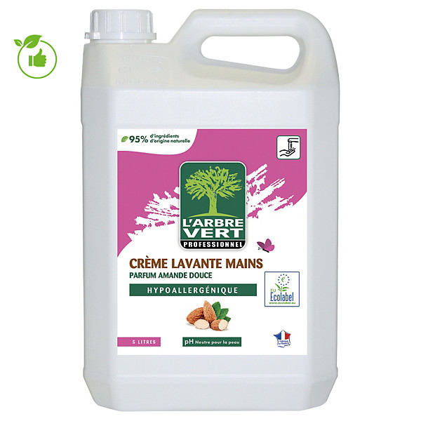 Crème lavante mains L’Arbre Vert amande douce 5 L