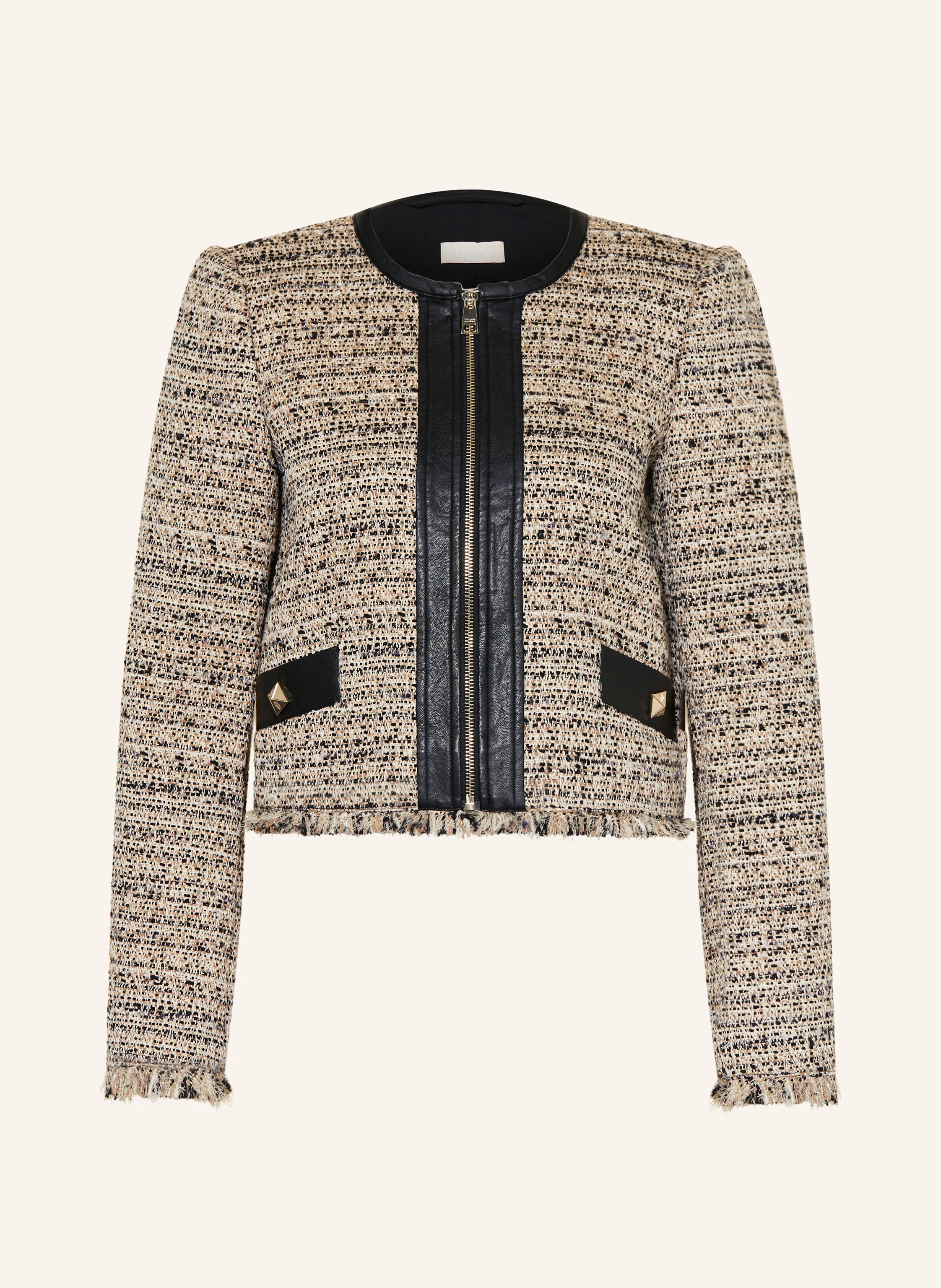 LIU JO Bouclé-Jacke mit Glitzergarn