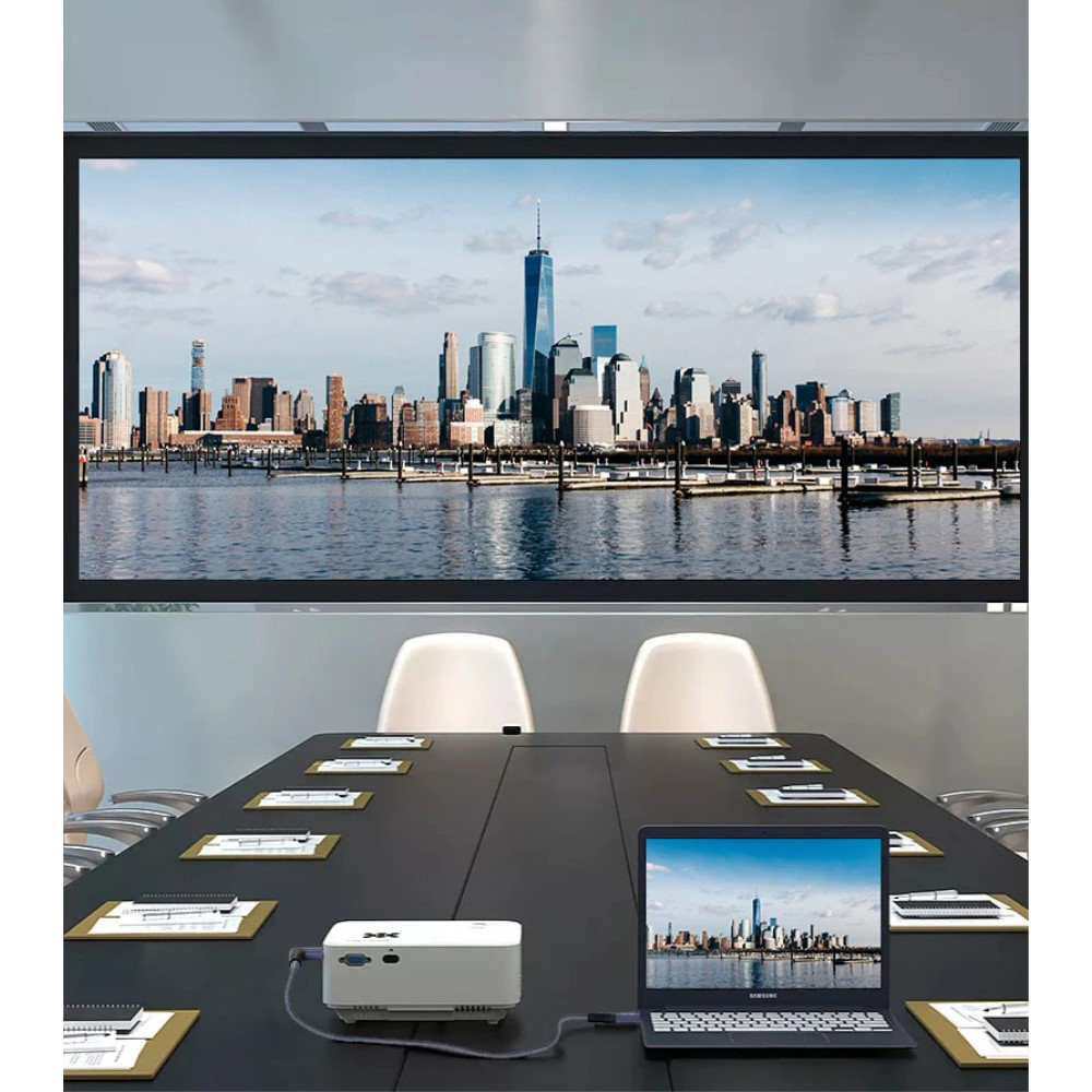 (2m) 100W USB C auf USB C 90 Grad Winkel Ladekabel Thunderbolt Nylon Datenkabel 4K Monitor-Verbindungskabel 20 Gbit/s - Schwarz