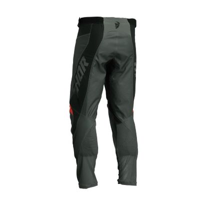 Pantalon cross Thor PULSE REACT ARMY BLACK 2022 - Vert / Noir