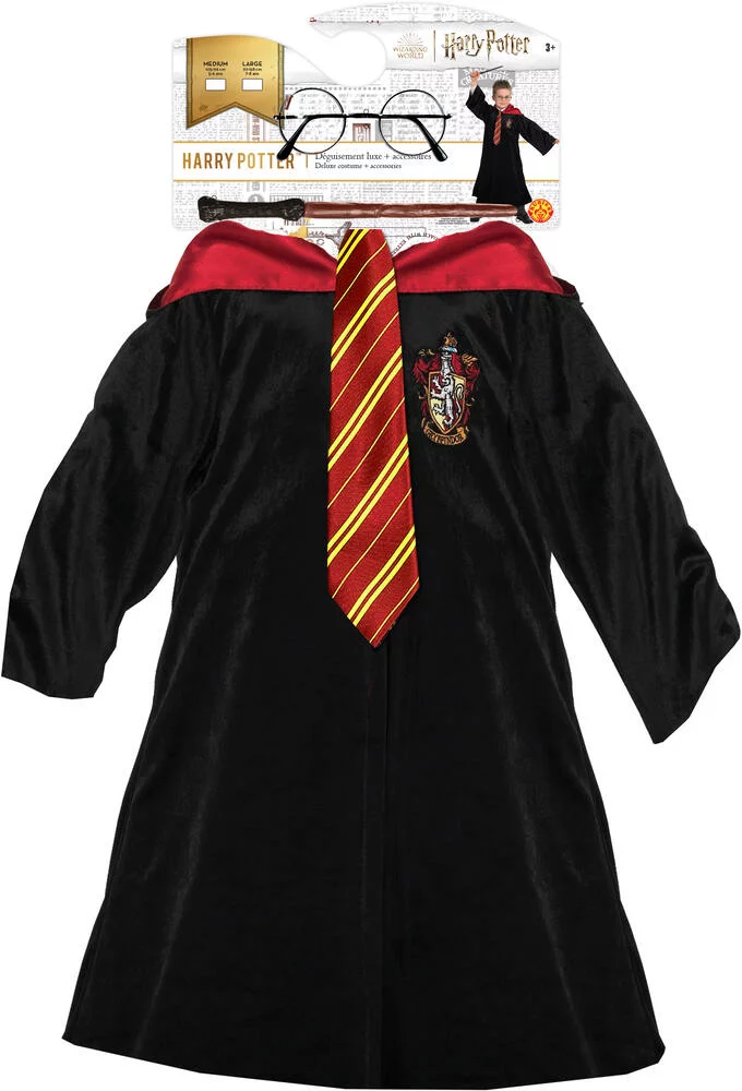 DEGUISEMENT LUXE HARRY POTTER AVEC ACCESSOIRES - TAILLE  M 5-6 ANS