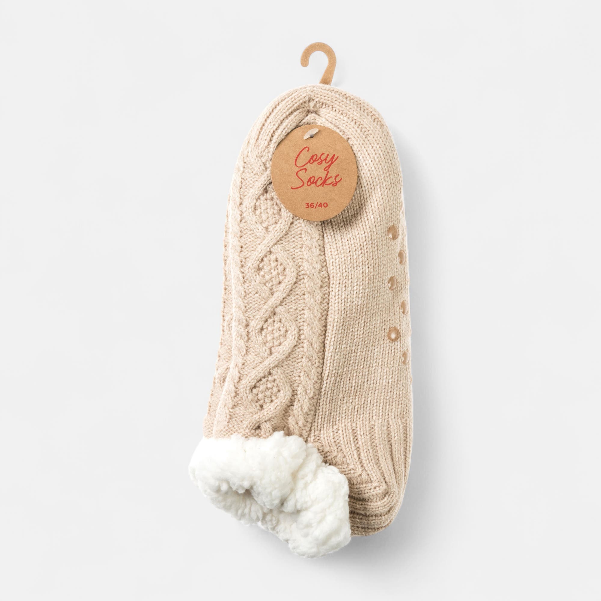 Chaussettes Femme beige