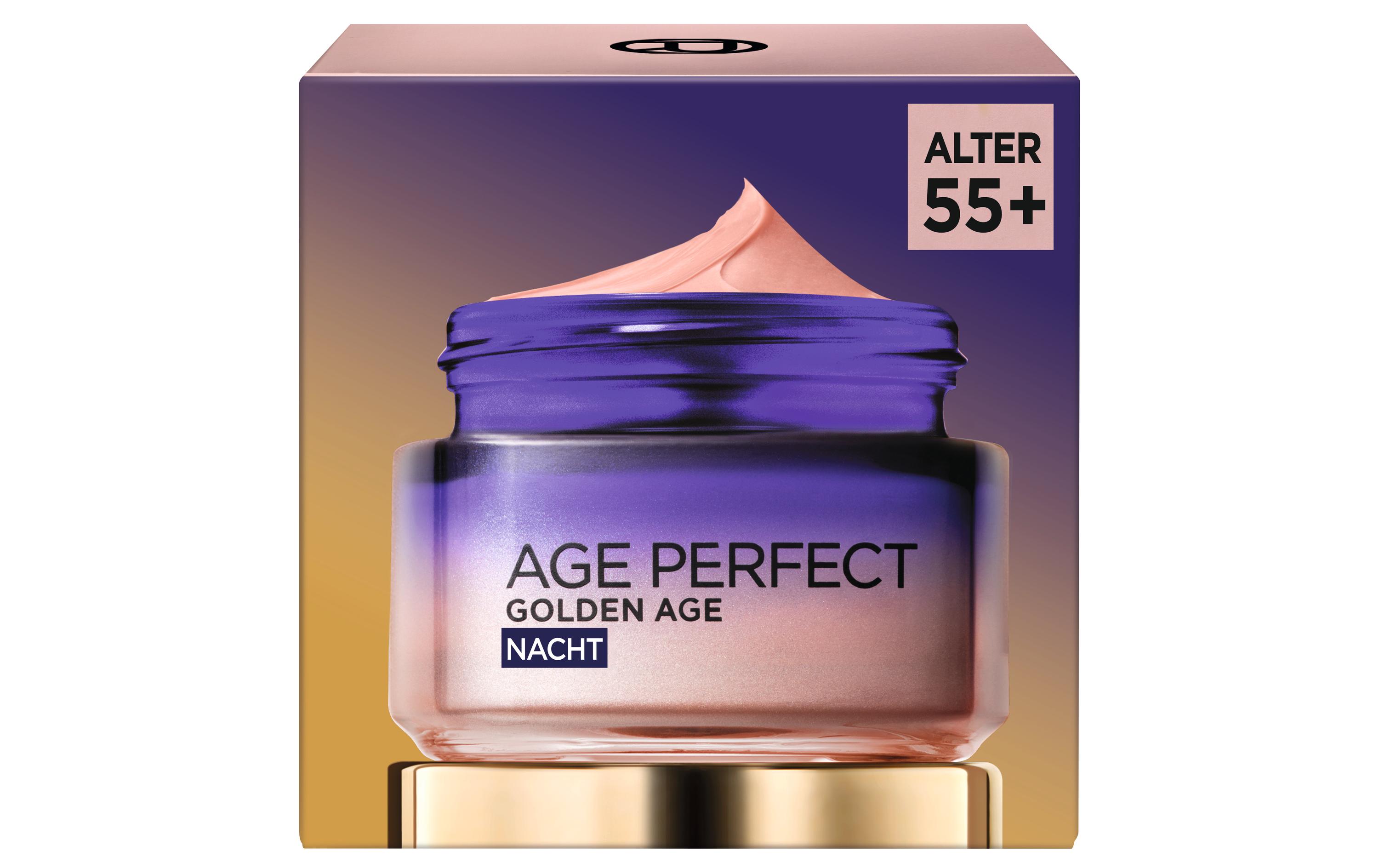 Nachtcrème Age Perfect Golden Age Pro-Calcium 50 mlKühlende Gesichtspflege für rosige Ausstrahlung