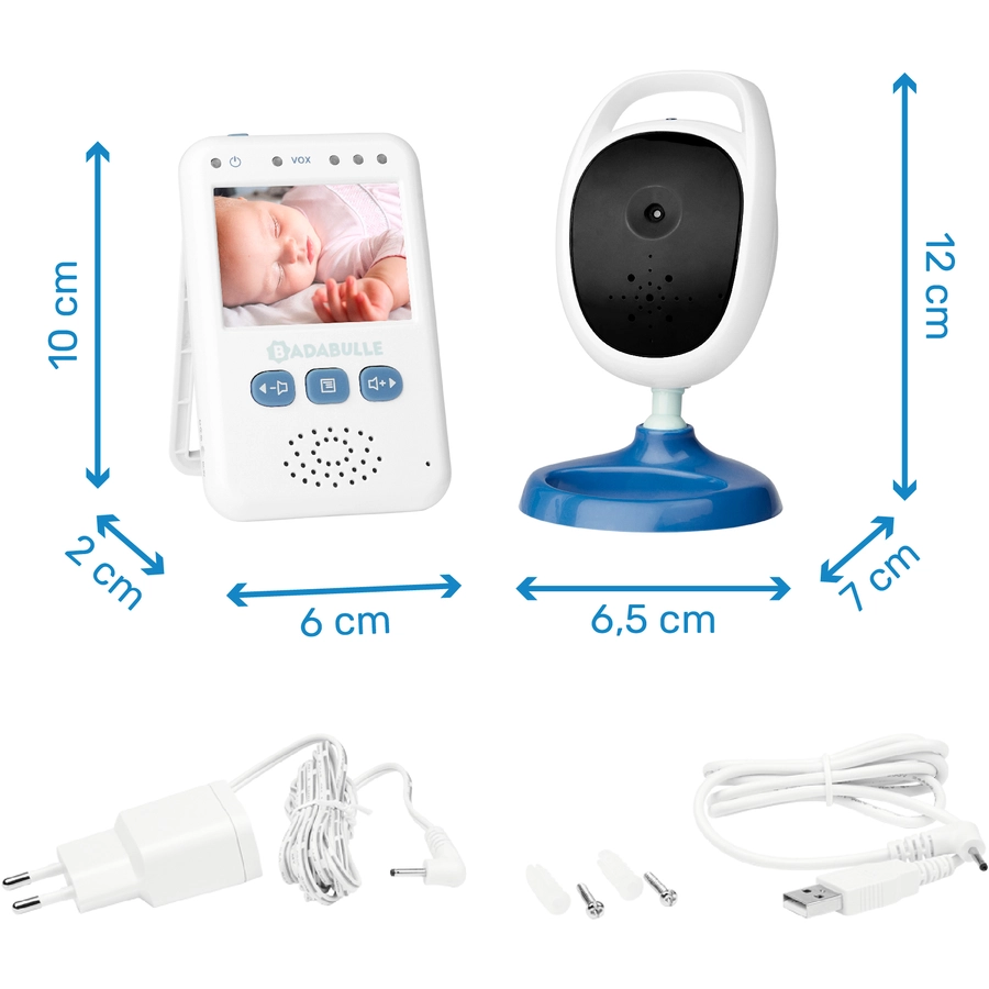 Badabulle Babyphone mit Kamera 250 m