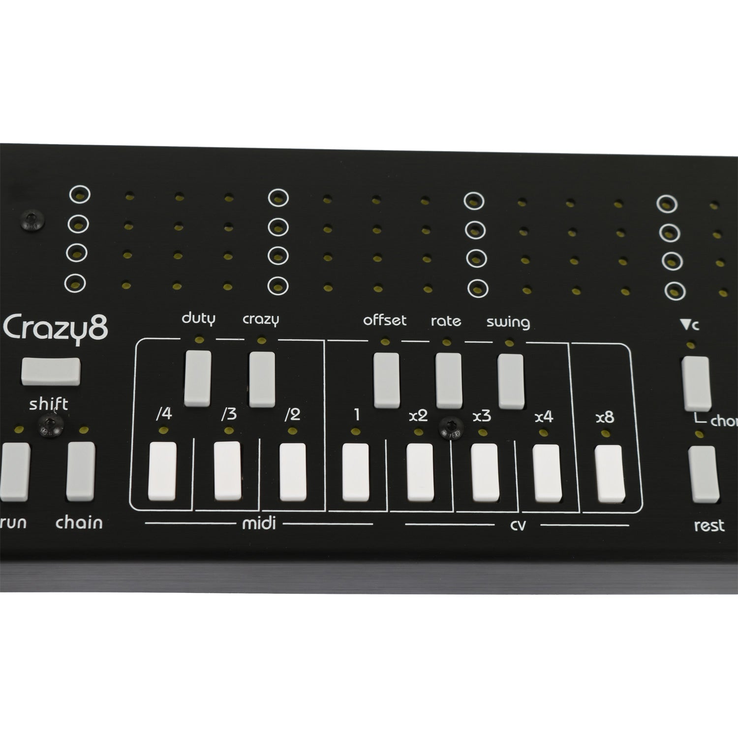 Twisted Electrons Crazy 8 steptime sequencer voor CV