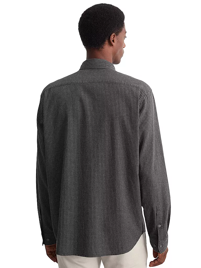 MARC O'POLO Hemd Regular Fit schwarz