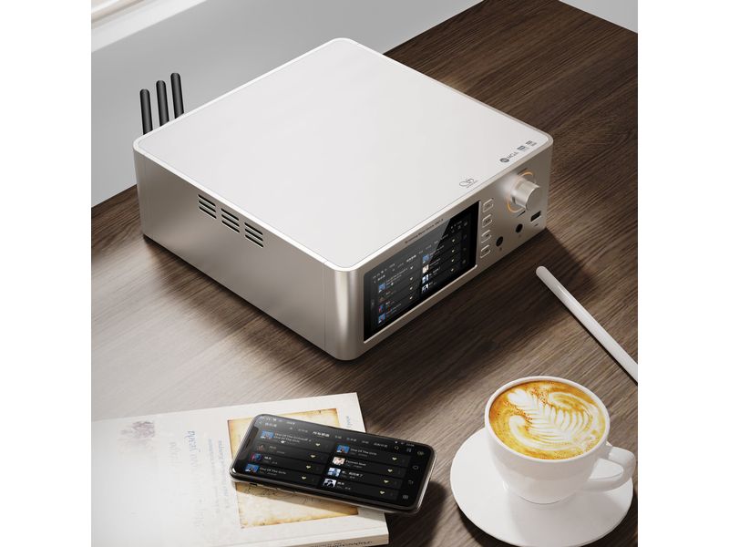 Shanling SM1.3 HiFi-Streamer Silber High-Fidelity-Audio-Streamer