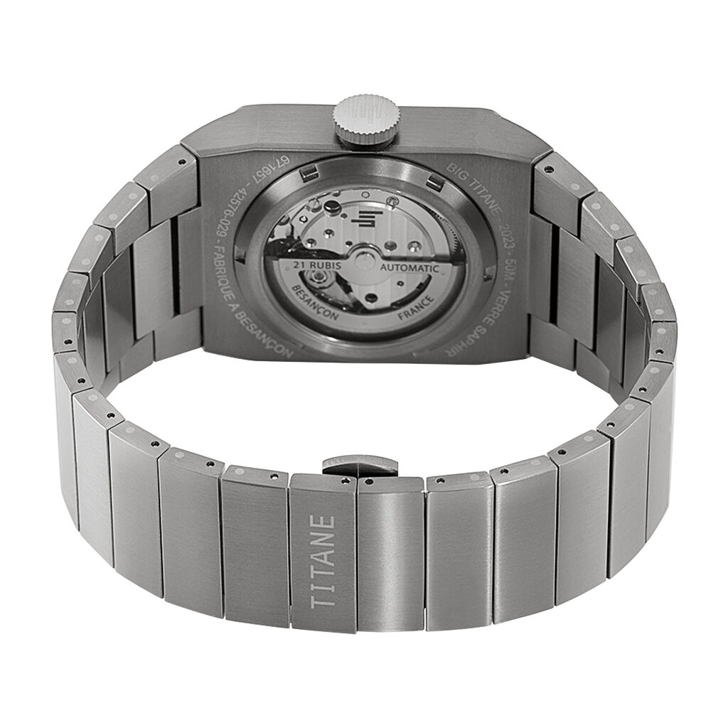 Montre Lip Big Titane Noir