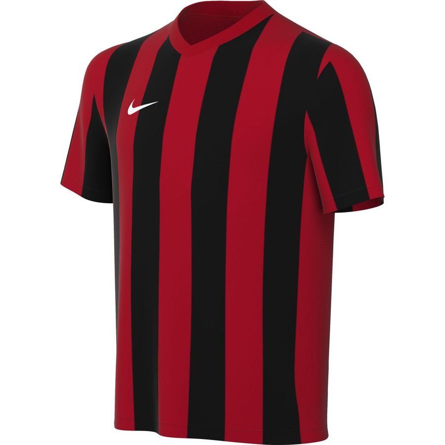 Nike Maillot Dri-FIT Striped Division V - Rouge/Noir/Blanc Enfant