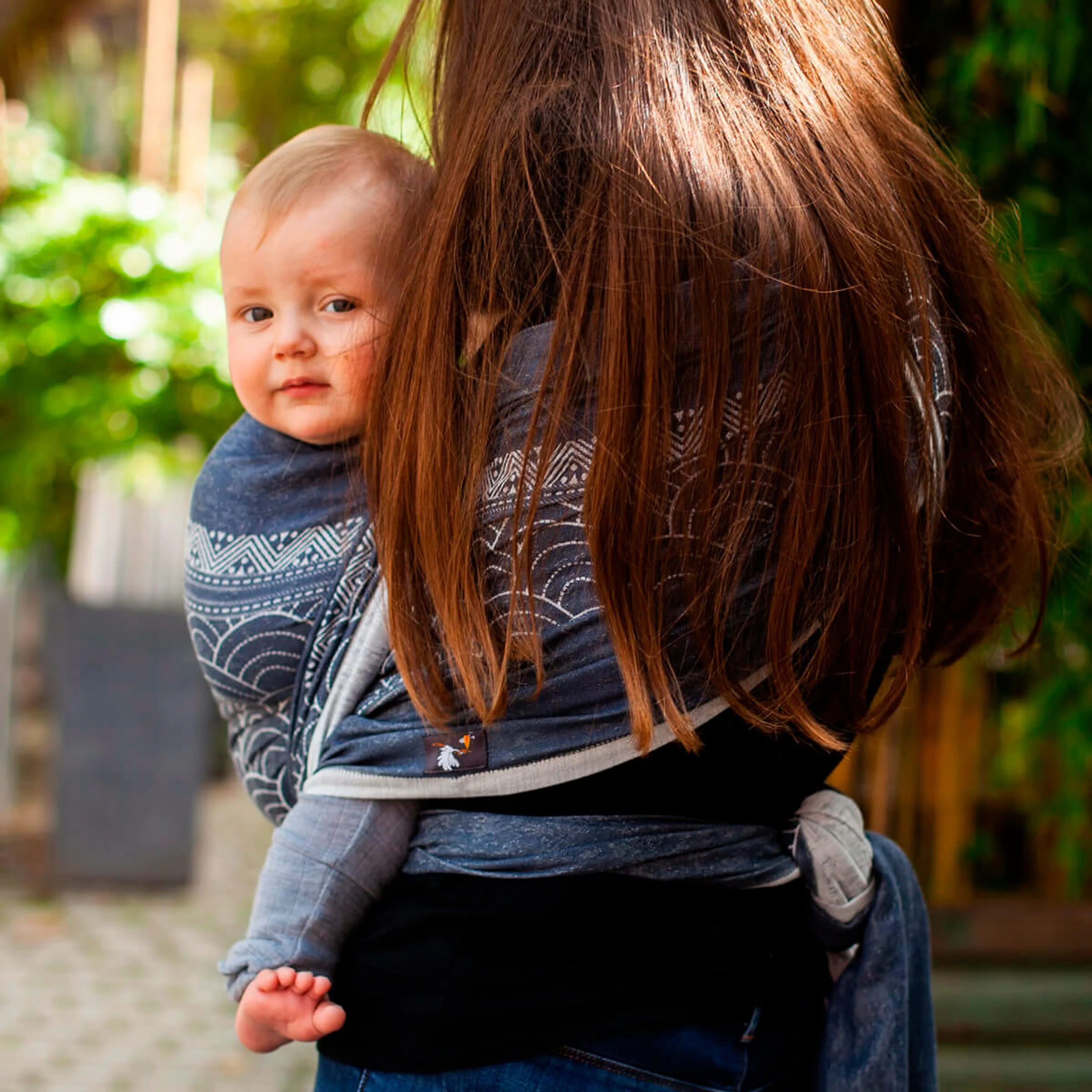HOPPEDIZ® Babytragetuch Gewebtes Tragetuch kbA Sapporo