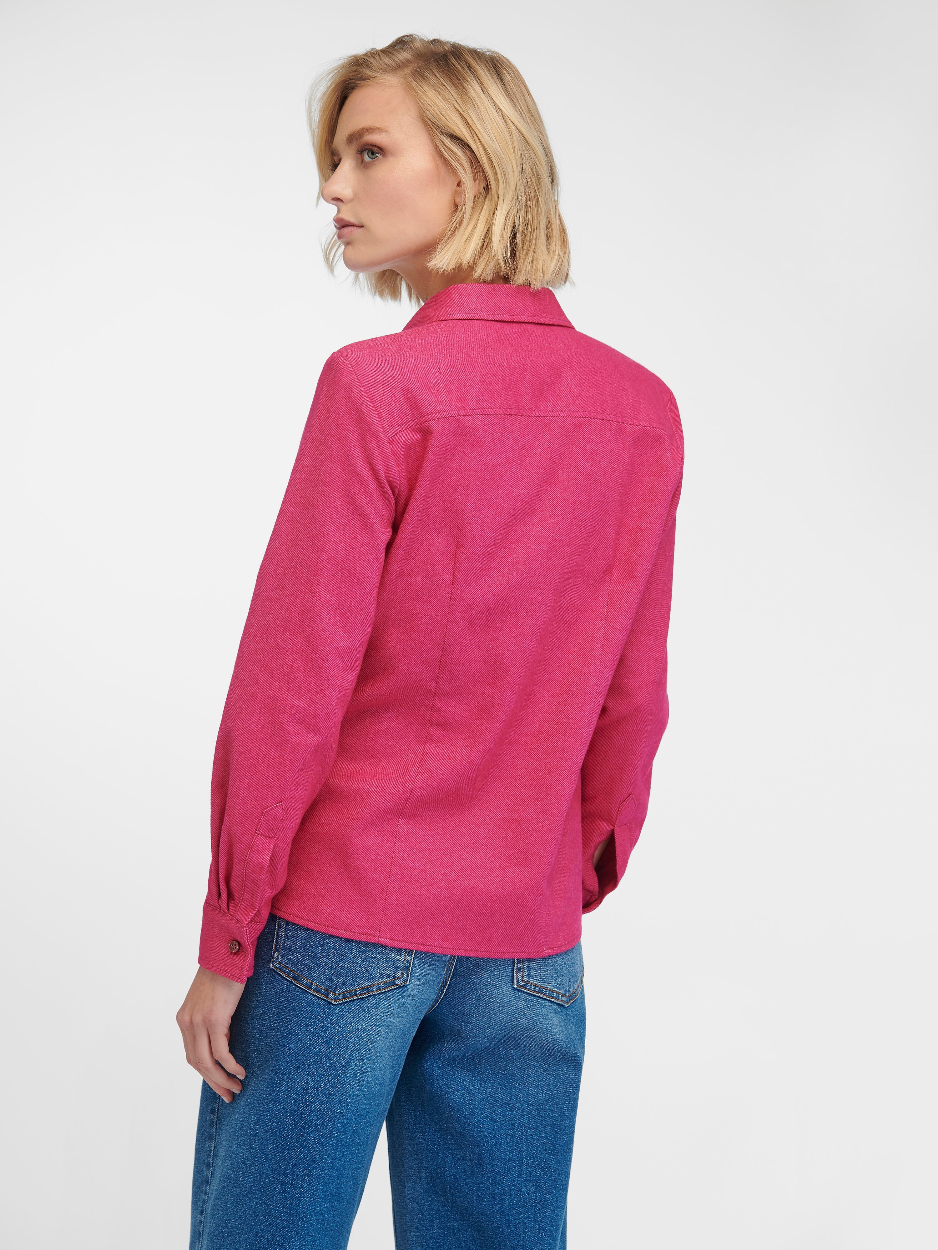 Bluse mit Hemdkragen