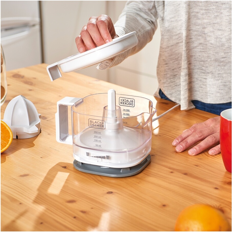 Presse-agrumes Black & Decker BXCJ25E 25W avec regulateur de pulpe
