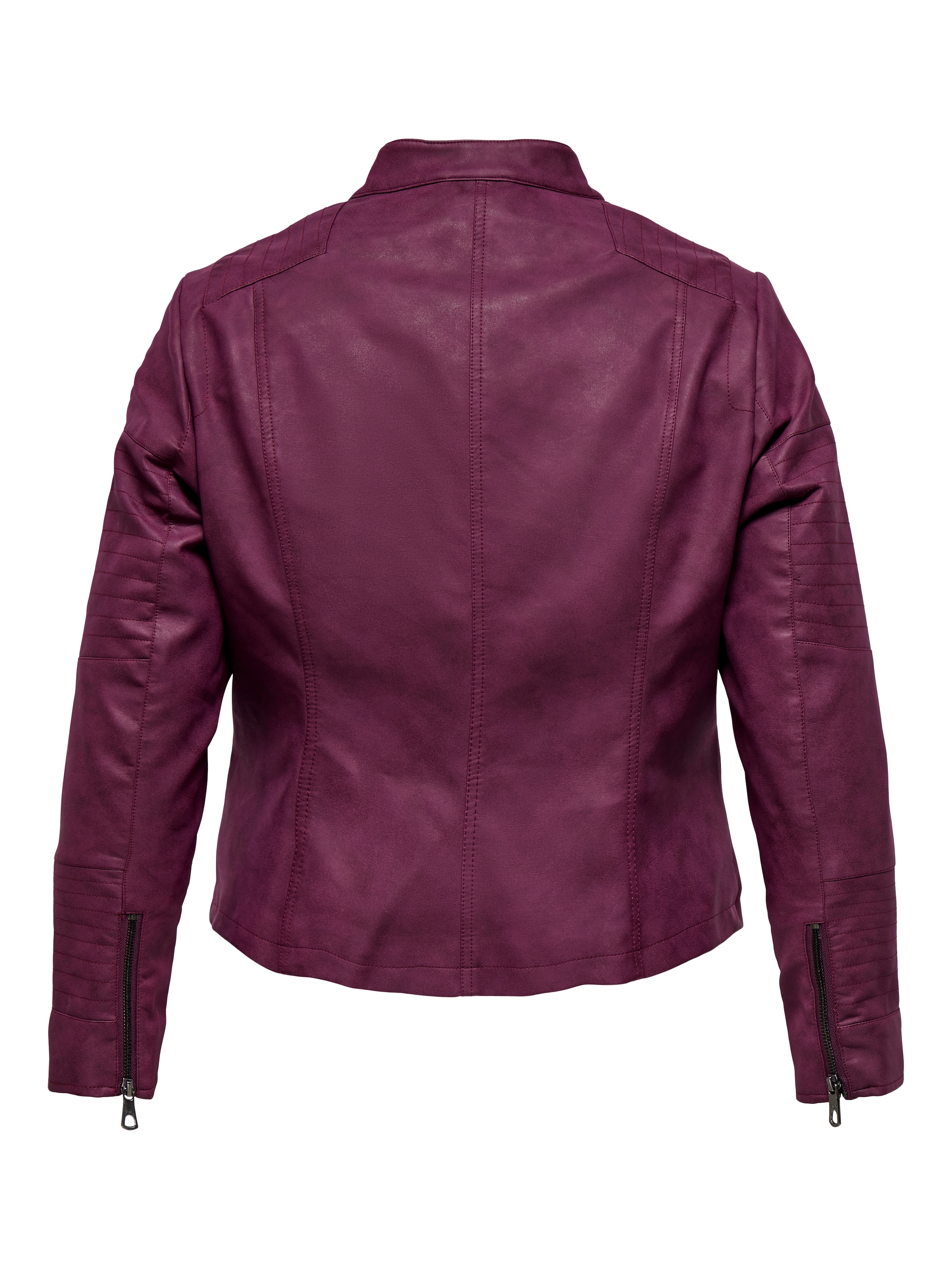 ONLY CARMAKOMA Lederimitatjacke »CARAVANA FAUX LEATHER BIKER OTW« mit Biker-Details