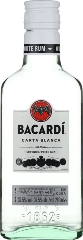 BACARDI CARTA BLANCA 20CL