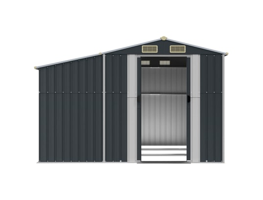 VIDAXL - Abri de jardin anthracite 277x279x179 cm acier galvanisé