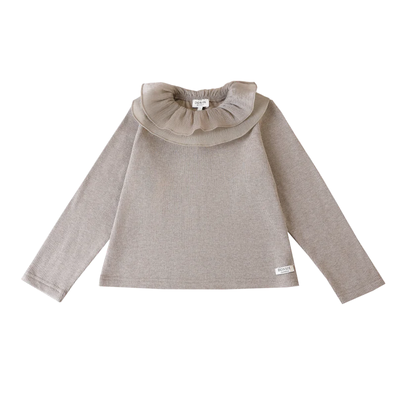 Florentien Top | Dusty Brown Melange