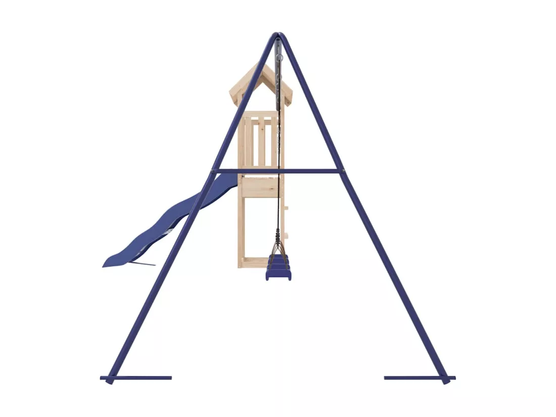 Aire de jeux d'extérieur bois de pin massif