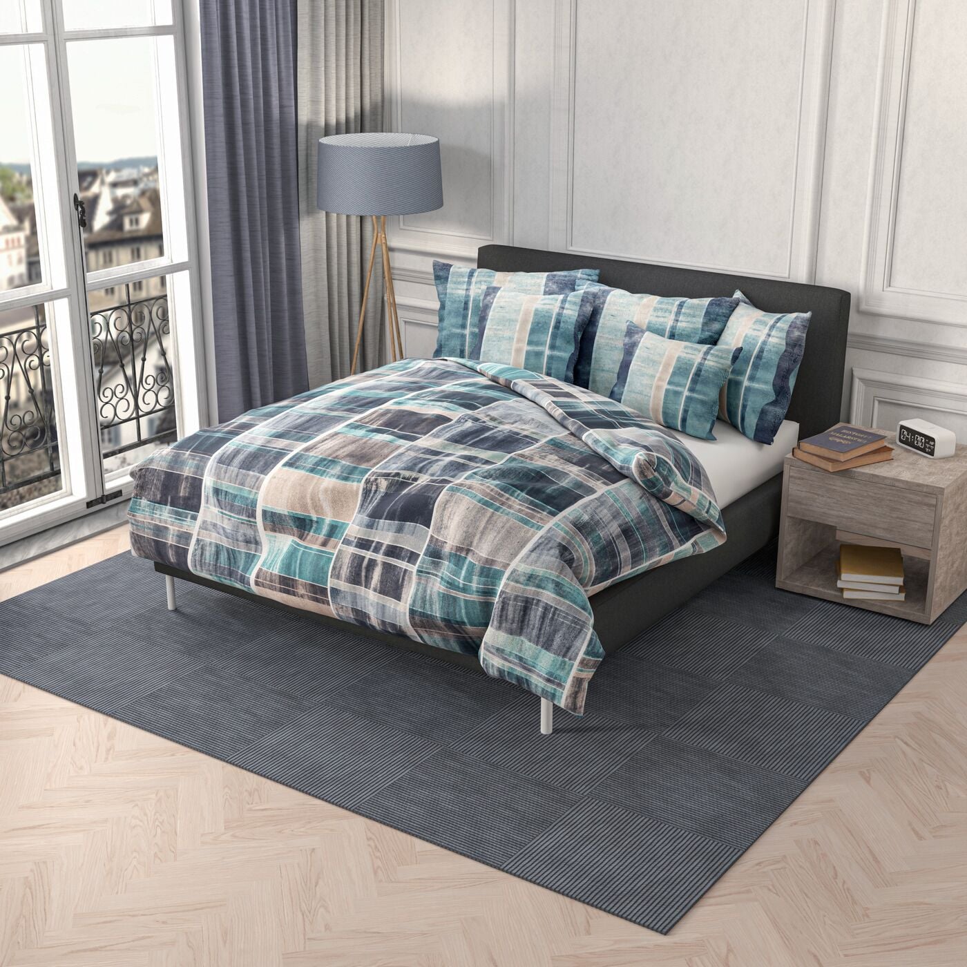 Home FashionSatin Bettwäsche «Brix»