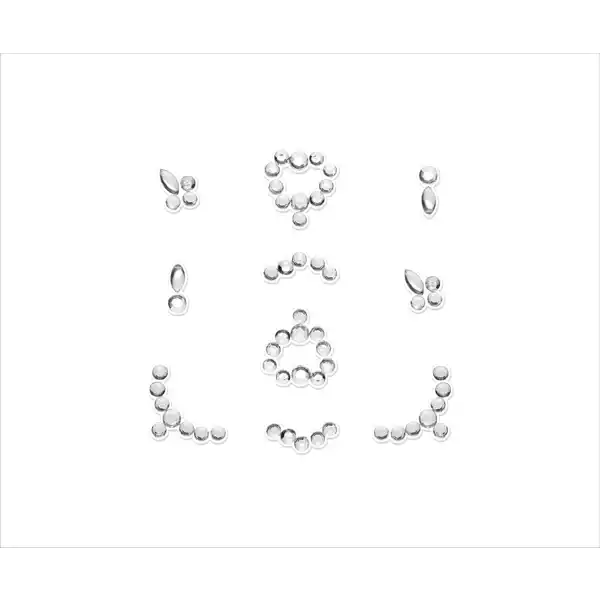 3D Nail Jewels 02 mirror universe