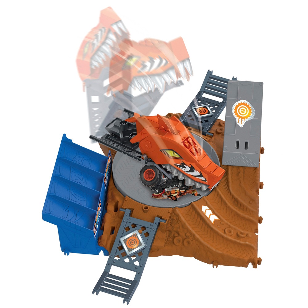 Hot Wheels Monster Trucks Arena Smashers Tiger Shark Spielset