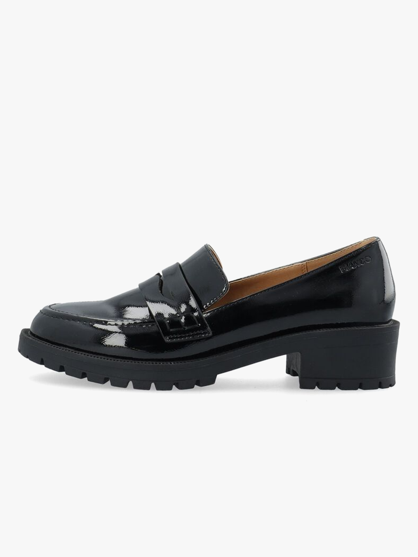 Pearl Simple Penny Loafer Patent Aquarius