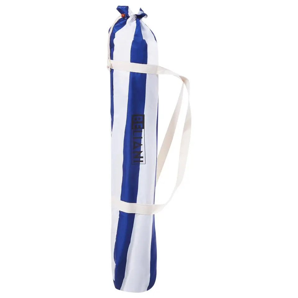 MONDELLO - Parasol - Blauw/Wit - Polyester