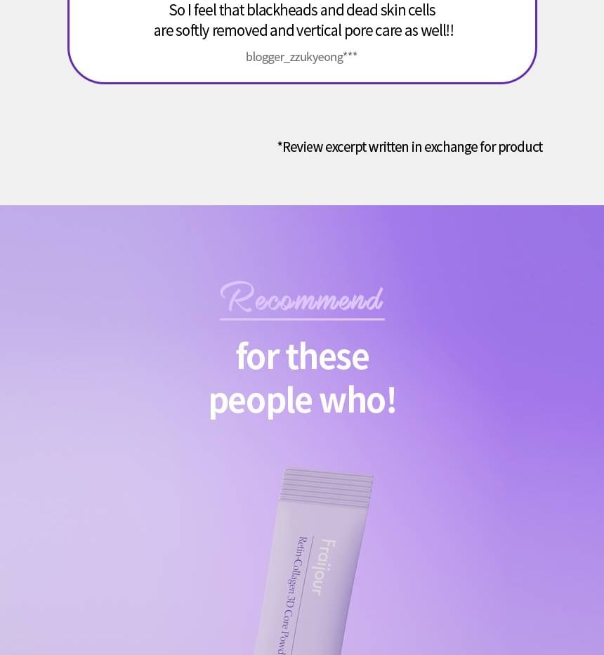 Fraijour - Retin-Collagen 3D Core Powder Wash