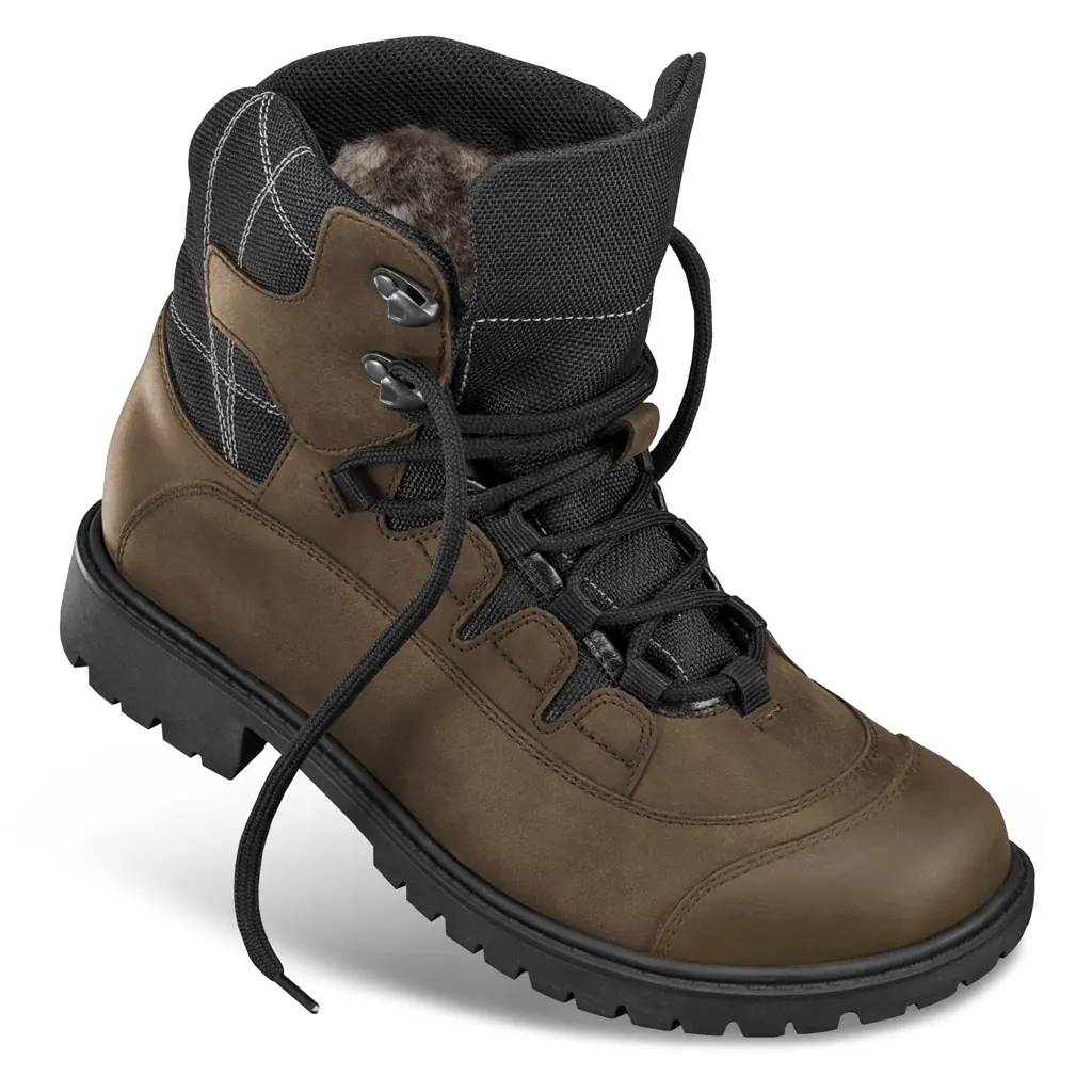 DAMEN - Winterstiefel SHERPA braun