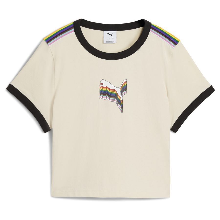 Puma EQUAL LOVE CONFEDERATION Kurzes figurbetontes T-Shirt mit Grafik