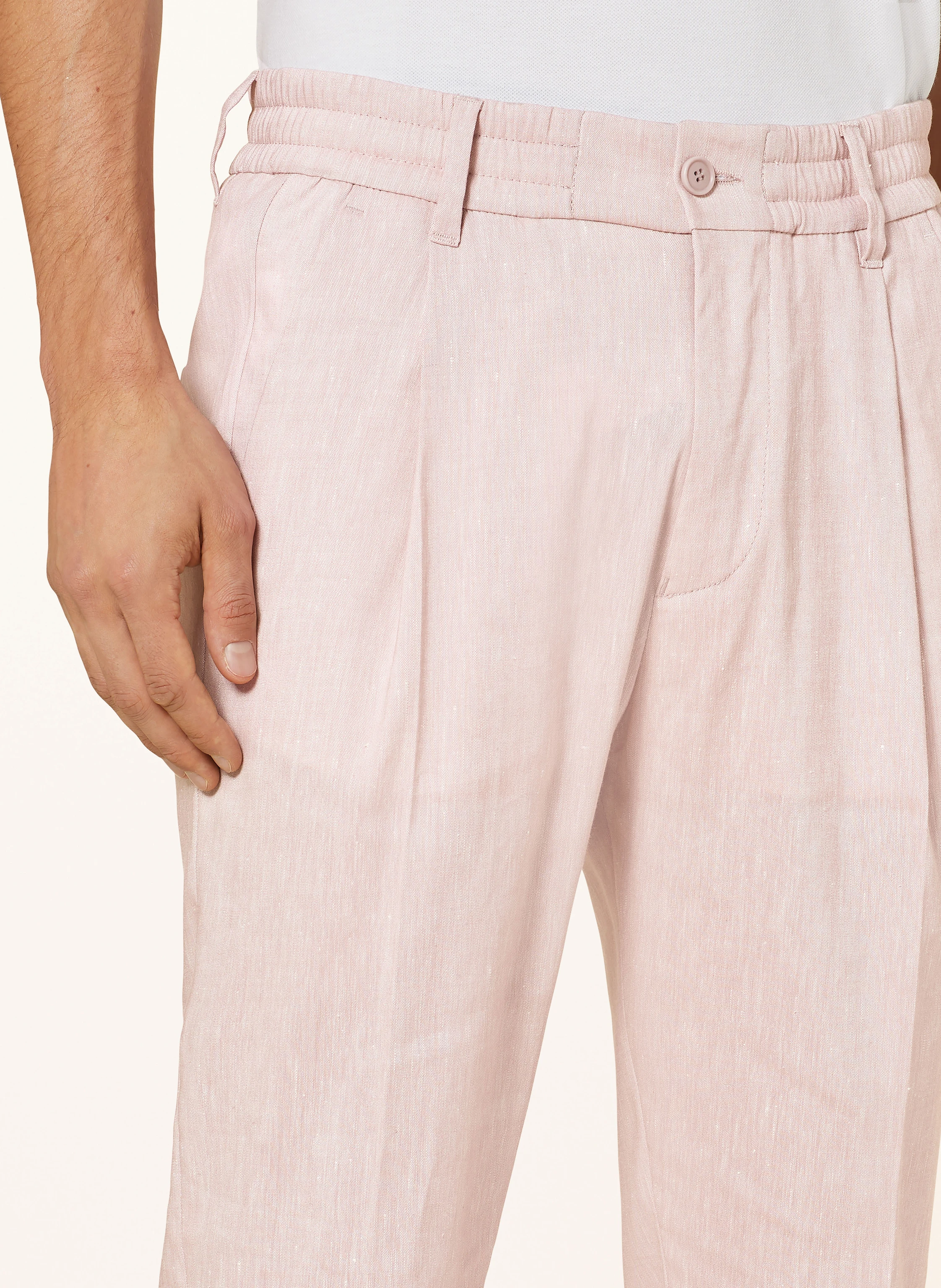 DRYKORN Anzughose CHASY Extra Slim Fit mit Leinen