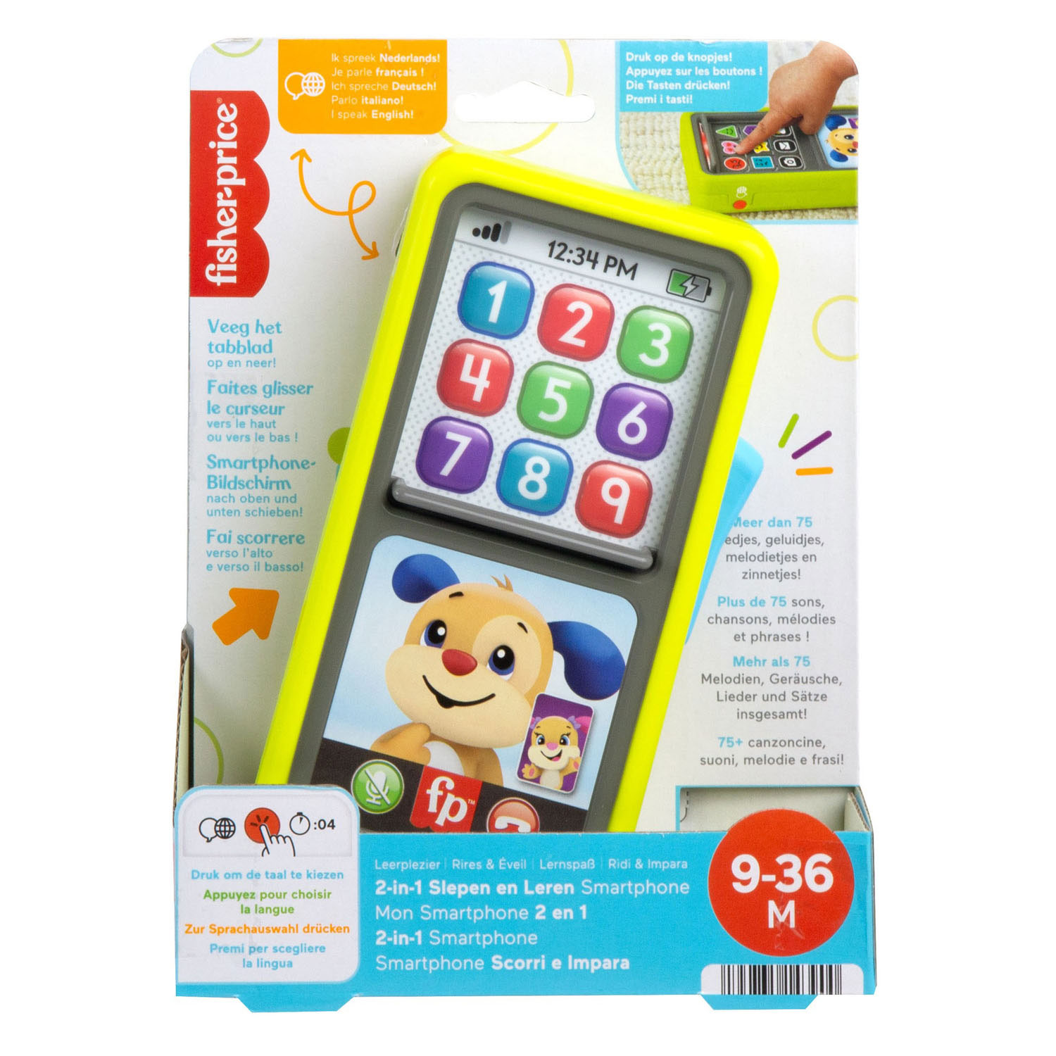 Fisher Price Leerplezier Laugh & Learn 2in1 Leer Smartphone